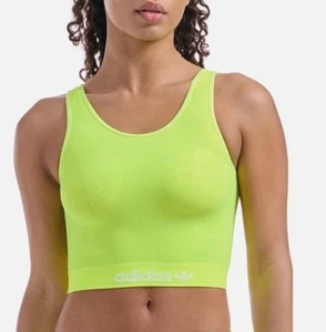 Adidas Intimates Bralette Donna Supporto Leggero - Giallo Solare Taglia Small 4A3H67 - Foto 1 di 1