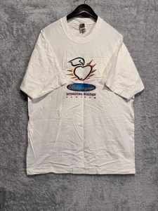Camiseta vintage nueva con etiquetas de una sola puntada años 90 Okanagan Canadá estilo antiguo maratón XL - Imagen 1 de 8
