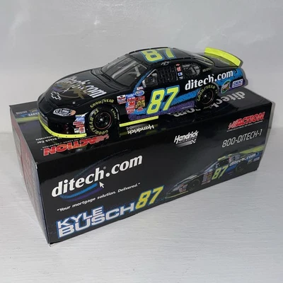 2003 Kyle Busch #87 Ditech.com Autographed NASCAR Action 1/24 Scale Diecast - Image 1 of 4