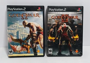 SONY PLAYSTATION 2 PS2 GOD OF WAR BLACK LABEL LOT CIB TESTED WORKING READ!!! - Picture 1 of 14