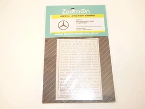 Sticker métal logo MERCEDES - AMG 1/43 1/24 1/18 - Picture 1 of 3
