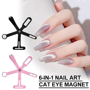 6-in-1 Multi-Function Cross Cat Eye Nail Magnetic Stick for Nail Art. GX - Picture 1 of 15