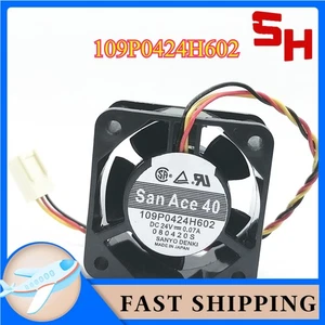 SANYO Ventilateur Serveur Ordinateur Industriel 3 Fils 109P0424H602 24V 0.07A 40*40*20 - Photo 1/6