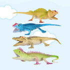 4 Pcs Realistic Animal Figures Mini Toy Child Lizard