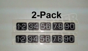 2-Pack Ford KEYLESS ENTRY 2008 ford Edge MKX Door Keypad Sticker DECALS - Picture 1 of 5