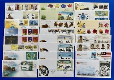 Malaysia Complete Yearly Set of 24 FDC issued in 2003 (seller's own collection) - Image 1 of 4