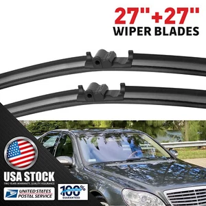 For 2000-2006 Mercedes-Benz cL500 5.0L 27"&27" WINDSHIELD WIPER BLADE SET OEM - Picture 1 of 12
