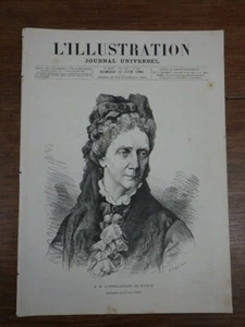 L'ILLUSTRATION 1880 (1946) Mort Imperatrice Marie de Russie MARIA ALEXANDROVNA - Picture 1 of 4