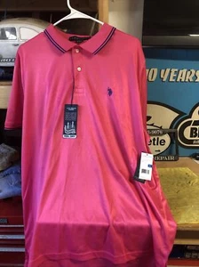Polo Golf Herren XL Rosa Kurzarm Shirt Neu Mit Etikett Feel Dry Modell - Bild 1 von 7