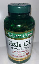 Nature’s Bounty Fish Oil 1000 MG 250 Softgels Heart Health 11*