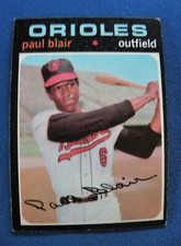 1971 Topps Baseball Cards Paul Blair Baltimore Orioles #53