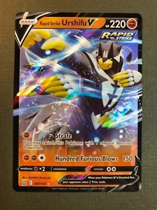 Pokémon Rapid Strike Urshifu V - 087/163 Ultra Rare Battle Styles NM PF - Picture 1 of 4