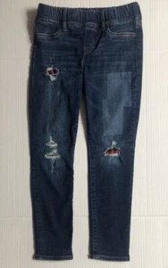 Girl Gap 8 Regular Stretch Legging Jeans Ankle Distressed - Picture 1 of 3