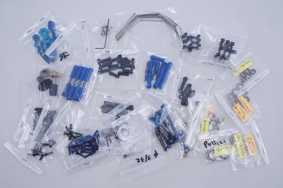 Team Associated Various Accessories for 1:10 Vintage RC Car Model - Image 1 of 1