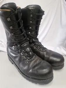 Austrian Army Heavyweight Leather Combat Para Boots Boots UK Size 8 EU 42 - Picture 1 of 8
