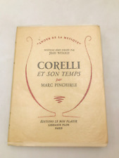 Corelli et son temps par Marc Pincherle - 1954