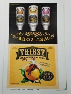 Jackson Loch Staubschneider aromatisierte Limonade Vorproduktion Werbung Kunstwerk - Bild 1 von 11