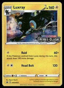 Luxray (Prerelease) NM SWSH023 SWSH: Sword & Shield Promo Cards Pokemon Card - Picture 1 of 2
