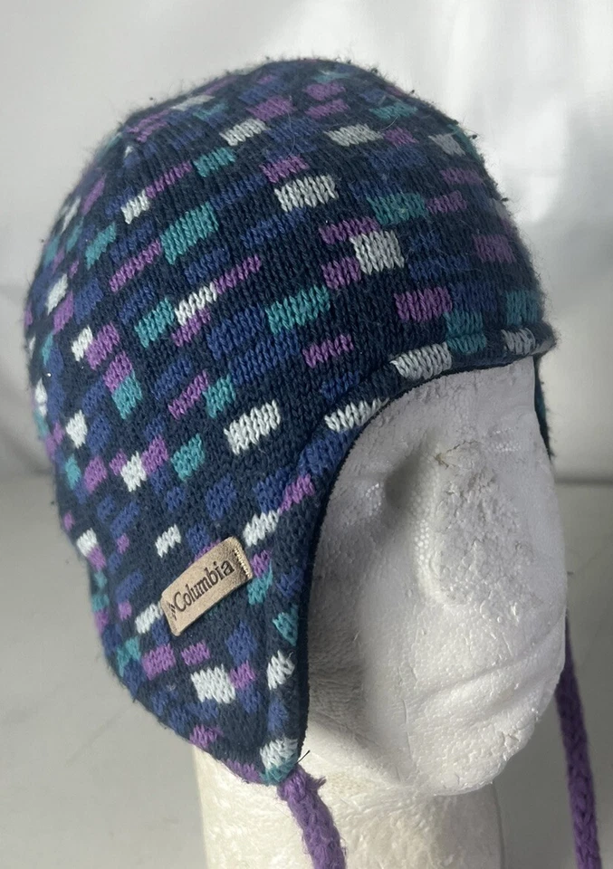 Columbia Youth Winter Hat Alpaca Peruvian Ear Flap Insulated Ski Warm - Image 1 of 4