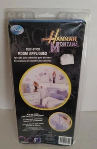 Hannah Montana Self-Stick Room Appliqués New In Box Blue Mountain Brand - Picture 1 of 4