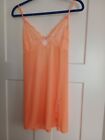 Victoria's Secret Orange Chemise Nighty Nightgown Medium