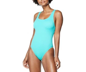 Speedo Women's Rib Logo One Piece Swimsuit size 8 - Picture 1 of 2