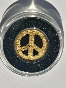 Goldmünze mit ""Friedenssymbol"" Proof - Bild 1 von 2