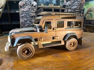 Classic Landrover Defender V3.1 Hand Carved Mahogany with Ebony - Picture 1 of 10