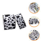  2 Rolls Cow Ribbon Wedding Ceremony Decorations Bows for Gifts