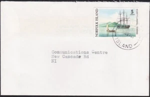 NORFOLK IS 1989 local 5c rate commercial cover.............................B1619 - Picture 1 of 1