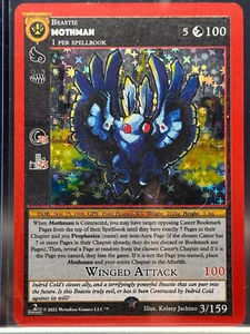 2021 Metazoo TCG Cryptid Nation 2nd Edition Mothman Full Holo 3/159 - Picture 1 of 2