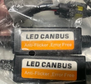 H11 Headlight Bulb Canbus Error Free Anti Flicker Resistor Canceller Decoder - Picture 1 of 3