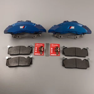 New genuine BMW X5M F85 X6M F86 front calipers big brake 6 pot with pads - Picture 1 of 4