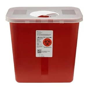 , Covidian 8970  20 pack  2 Gallon Sharps Container  2 GL Red - Picture 1 of 1