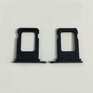 Piezas de repuesto para soporte de bandeja SIM negra para tarjetas para iPhone 12 - Imagen 1 de 3