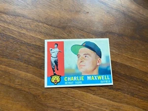 1960 Topps Baseball #443 Charlie Maxwell EXMT+ to NM - Picture 1 of 3