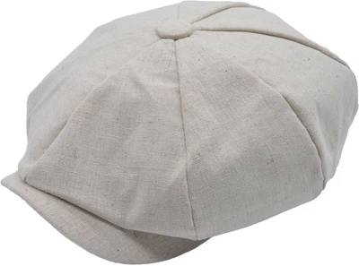 Fidra Unisex Cotton 8 Panel Summer Newsboy Bakerboy Flat Cap.fast post