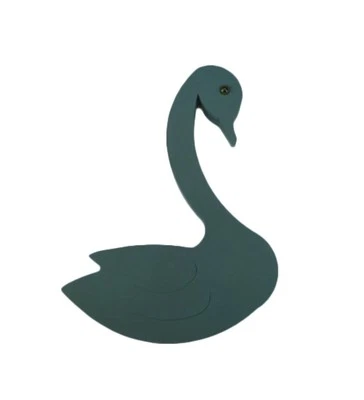 VAL SPICER PÁJARO CISNE FLORAL ESPUMA HÚMEDA FUNERAL FLORISTERÍA HOMENAJE CONMEMORATIVO OASIS PARA FLORES