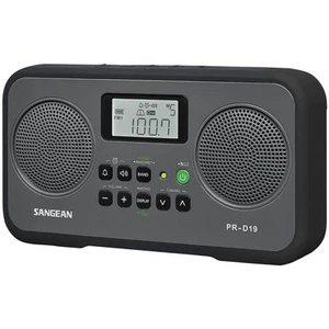 FM Stereo/AM Digital Tuning Portable Radio with Protective Bumper (Black) - Picture 1 of 3