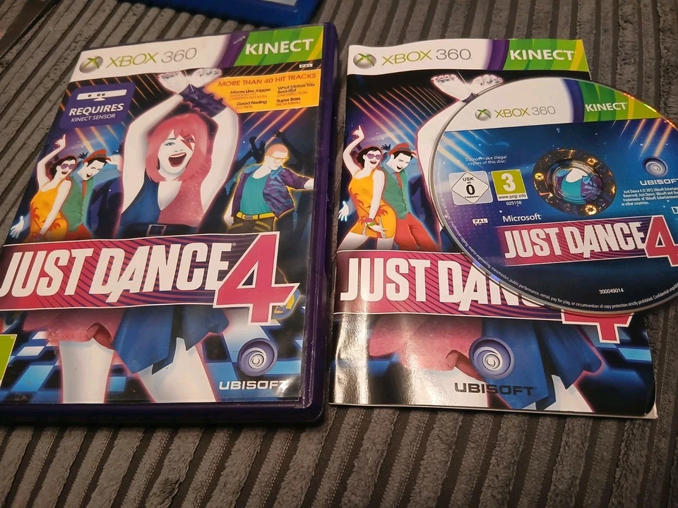 just dance 4 xbox 360 Kinect UK Pal komplett und getestet KOSTENLOSER SCHNELLER UK-VERSAND  - Bild 1 von 1