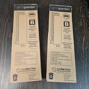 2-GERMGUARDIAN FLT4825 HEPA PURE FILTER B Genuine Air Purifier Black/Yellow New - Picture 1 of 6