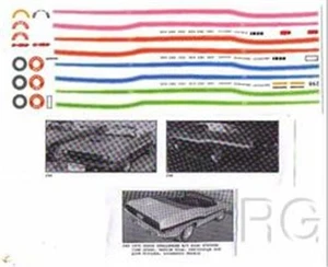 Fred Cady Decal #298 To Do The 1970 Dodge Challenger R/T Side Stripes - Picture 1 of 1