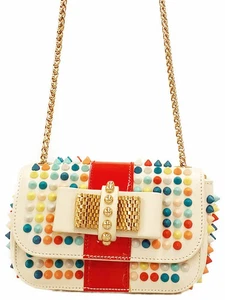 Christian Louboutin SWEET CHARITY Chain Shoulder Bag #T1446 - Picture 1 of 9