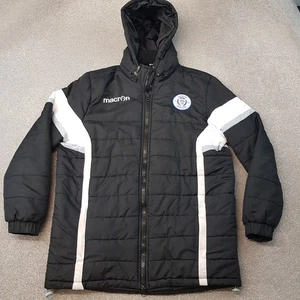 Queen of The South Mens Jacket Medium Macron Padded Bench Coat Football Puffer - Picture 1 of 9