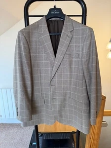 Marks and Spencer Hombre Galleta Cuadros Chaqueta 44 Largo - Imagen 1 de 5