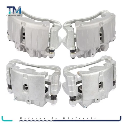 For Cadillac Escalade ESV EXT Chevrolet Tahoe 4WD Front Rear Brake Calipers Pair Foto 1 de 4
