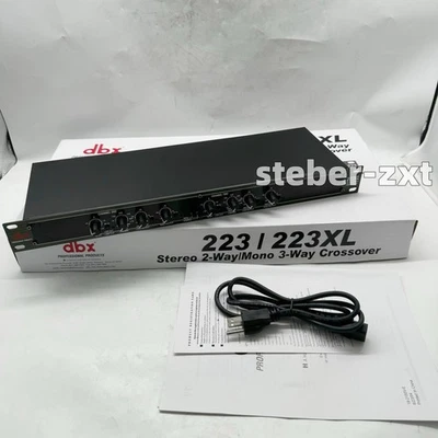 NEW DBX 223XL Stereo 2-Way/Mono 3-Way Crossover Rack Mountable US - Image 1 of 4