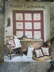 Primitiver Kerzendocht von Graphic Needle Arts (Vintage) - Bild 1 von 2