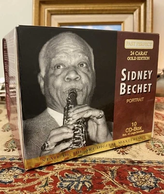 Sidney Bechet - Portrait: Past Perfect 24 Carat Gold Edition (10 CD Box Set) Foto 1 de 4