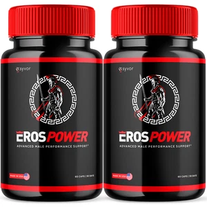 Eros Power Pills for Men Maximum Strength Male Support Formula 120 Capsules - Picture 1 of 9